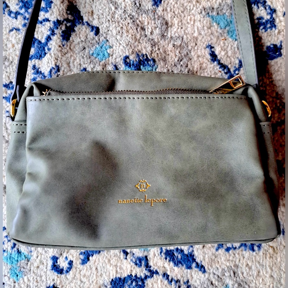 Nanette Lapore Olive Green crossbody Purse